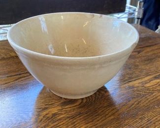 old pottery bowl beige