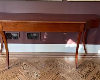 Vintage custom console with drawer. Measures 74" W x 24" D x 32" H. Photo 1 of 3. 