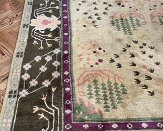 Oscar Isberian Tufenkian hand-knotted wool area rug. Measures 14' 5" x 13". Photo 1 of 4. 