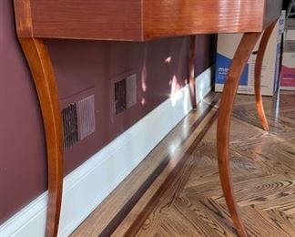 Vintage custom console with drawer. Measures 74" W x 24" D x 32" H. Photo 3 of 3. 