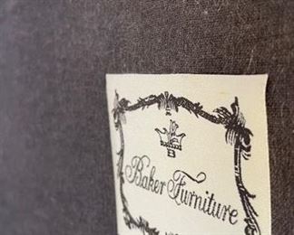 Pair of Barbara Barry for Baker Upholstered Arm Chairs. Each measures 30" W x 29" D with 18.5" seat height. Photo 4 of 4. 