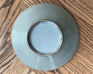 Red checkerboard wool area rug with green border. Measures 10 3/4" D. Photo 1 of 2. 