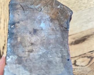 Antique parcel-gilt carved wood Diety. Measures 7.5" H. Photo 3 of 3. 