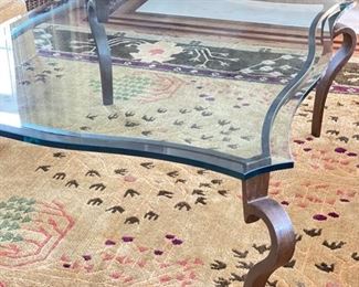 William Switzer cocktail table. Measures 40" W x 52" D. Photo 1 of 3. 