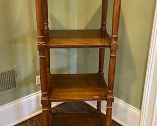 Vintage Mahogany Etagere with Lectern. Measures 17" W x 13" D x 46" H. Photo 1 of 3. 