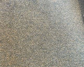 Light blue wool rug with light green border. Measures 11' x 15'. Photo 1 of 2. 