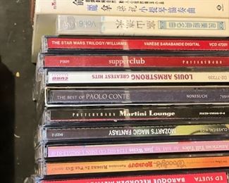 Sample of CDs. 