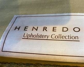 Henredon three-seat sofa. Measures 108" x 42".  Photo 4 of 4. 
