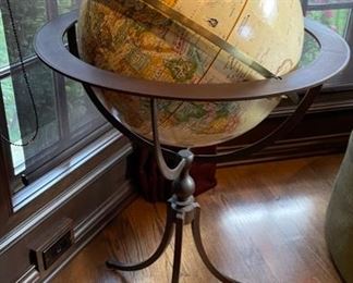 World globe on Stand. 