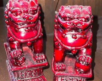 Pair of Foo Dogs. 
