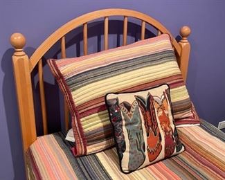 Pair of Twin Headboards. Includes mattress sets if desired. Bedding sold separately. Photo 2 of 2. 