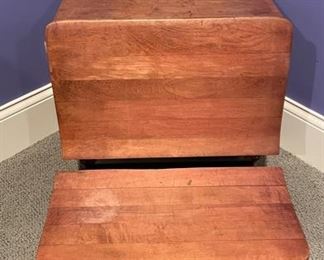 Antique school desk.  Photo 2 of 2. 