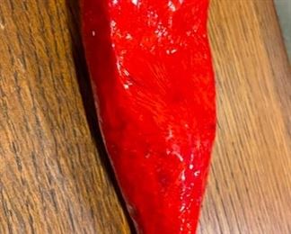 Papier mache jalapeno. 