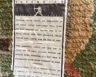 Oscar Isberian Tufenkian hand-knotted wool area rug. Measures 11' 5" x 10' 3" Photo 4 of 4. 