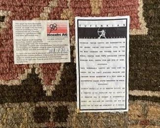 Oscar Isberian Tufenkian hand-knotted wool area rug. Measures 14' 5" x 13". Photo 4 of 4. 