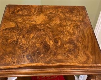 Vintage Mahogany Etagere with Lectern. Measures 17" W x 13" D x 46" H. Photo 3 of 3. 