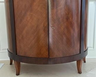 William Switzer Demi-Lune Cabinet. Has optional interior shelf. Measures 42" W x 36" H x 22" D. Photo 1 of 4. 