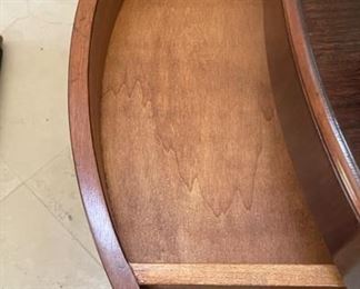 William Switzer Demi-Lune Cabinet. Has optional interior shelf. Measures 42" W x 36" H x 22" D. Photo 3 of 4. 