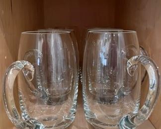 Set of 8 beer mugs.