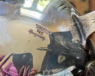 Reed & Barton Sterling Silver 3-piece Burgundy Coffee Set. Photo 2 of 2. 