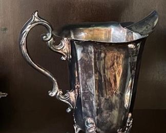 Sterling Water Pitcher. 