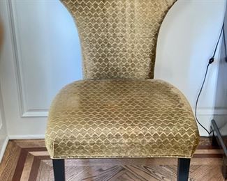 Set of 8 upholstered dining chairs. Photo 1 of 3.
