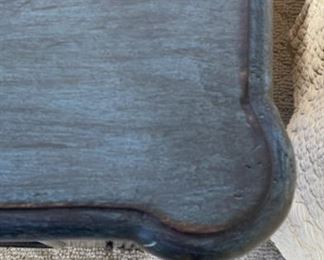 Kravet Cabinet-Style Side Table with Shelf. Measures 24" W x 20" D x 26" H. Photo 3 of 3. 