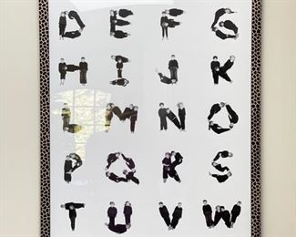 Child Alphabet Framed Photo. 