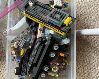 Assorted Lego Pieces. 