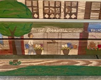 Village of Winnetka Park Bench by artist Margaret Elizabeth Biggs. Photo 2 of 2. 