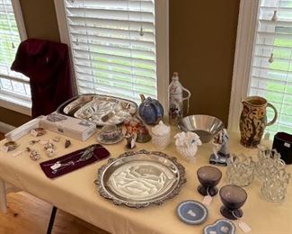 Silverplate holloware and sone nice smalls