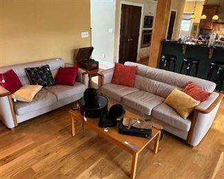 Contemporary Sofa and Love Seat