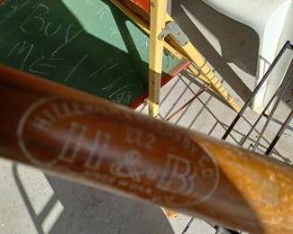 H&B Mickey Mantle bat 