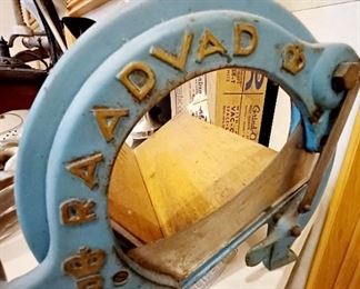 Vintage Scandinavian Raadvad bread slicer 