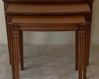 Heuredon Nesting Tables; Set of 3