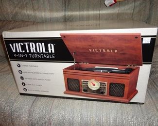 We have boxes and boxes of Vinyl to throw down on the turntable/Victrola 4 in 1 Wooden Music Center
