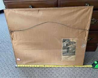 ME Post watercolor (back) original painting