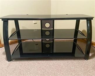 Modern Glass Entertainment Stand 
