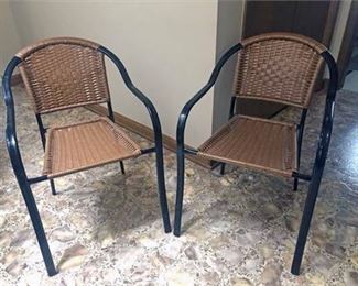 Rattan Bistro Chairs 