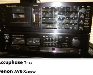 Accuphase T-106 Tuner, Nakamichi Dragon Cassette Deck