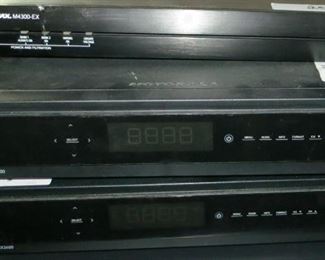 Motorola cable boxes, CD player