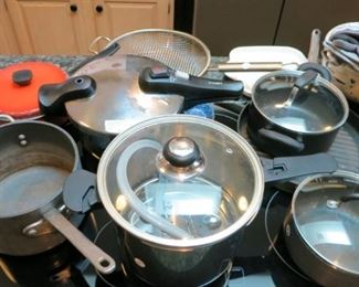 Pots and pans and pressure cooker