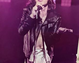 REAL PHOTO of MICK JAGGER in 1972 CONCERT at HOLPHEINZ PAVILION