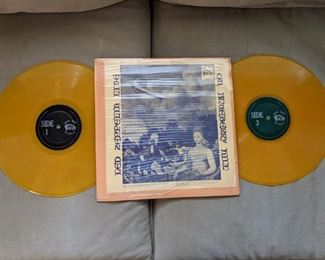LED ZEPPELIN  "ON BLUEBERRY HILL" YELLOW VINYL DOUBLE LP SET ~ LA RECORDING ~  OFFERS CONSIDERED  