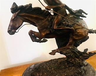 Frederic Remington bronze, The Cheyenne