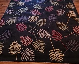 large area rug in front foyer 