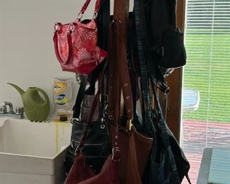 Purses and bags (some Coach)