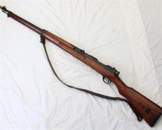 15g - Japanese Arisaka Type 99 Bolt Action Rifle TERMS OF SALE ON FIREARMS - all guns will be sold according to Virginia law. Any firearm purchased at auction must be picked up at Riverside Pawn - no exceptions. A background check will be required with valid ID. Riverside Pawn will charge a fee per gun of $25 for transfer. Firearms will be available for pick up Monday October 10th after 12 noon. Riverside Pawn is located at 2384 Riverside Drive, Danville, VA.
