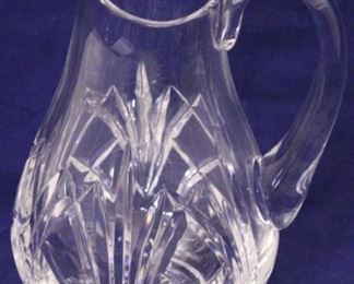 31 - Waterford Marquis pitcher with box 9 x 4 1/2 x 3