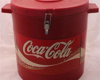33 - Coca-Cola cooler from Bristol race track 17 x 16 1/2